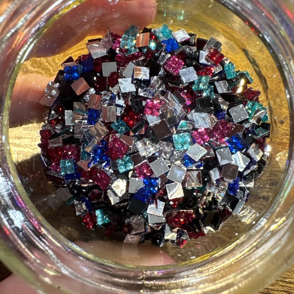 None Other - Colorful Square Rhinestones- mix of colors